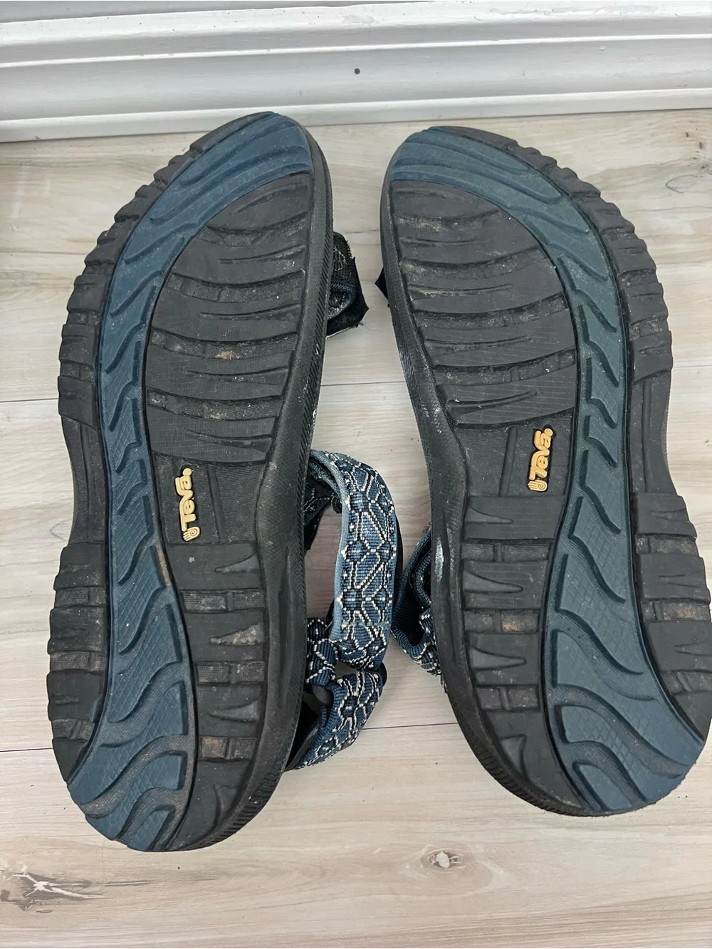 Teva Blue Patterned Sport Sandals